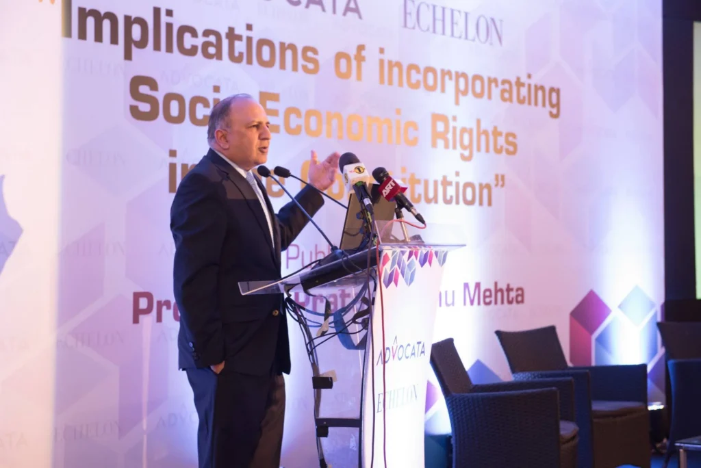 Prof Pratap Bhanu Mehta delivers Public Lecuture on Socio Economic Rights