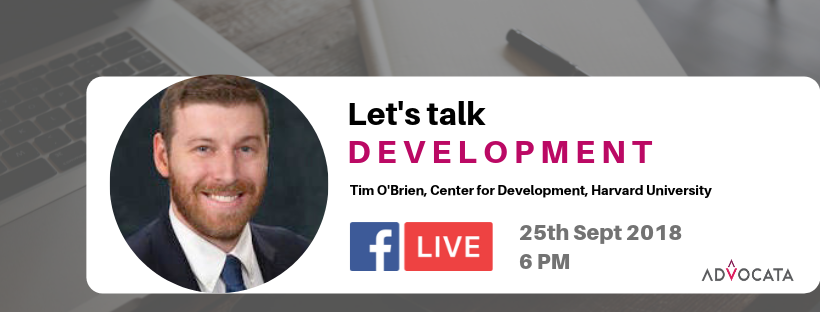 Let’s Talk Development: FB live with Tim O’Brien