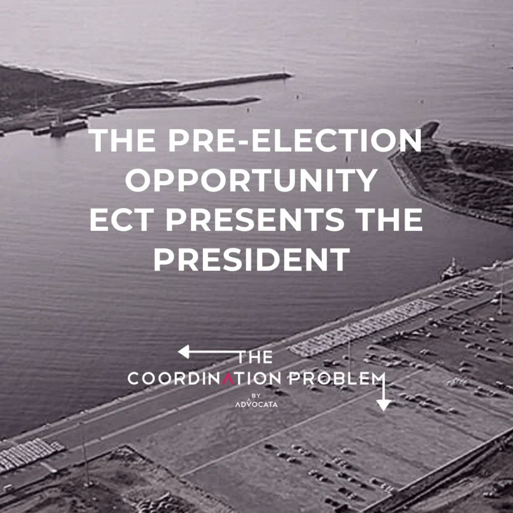 The pre-election opportunity ECT presents the President