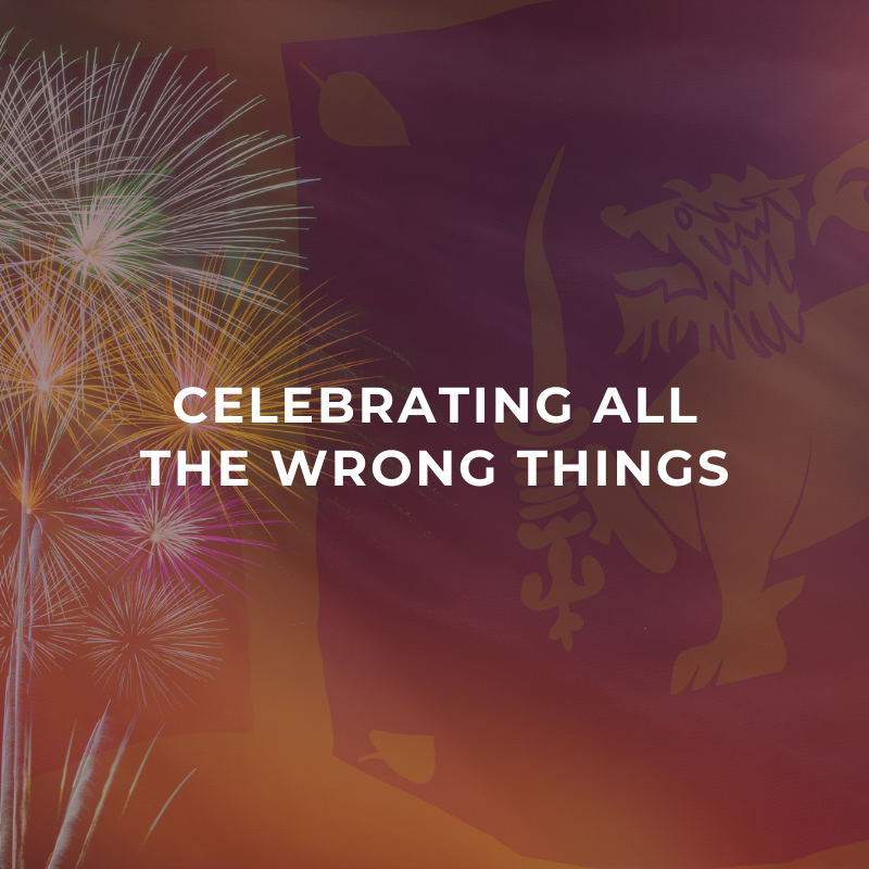 Celebrating all the wrong things