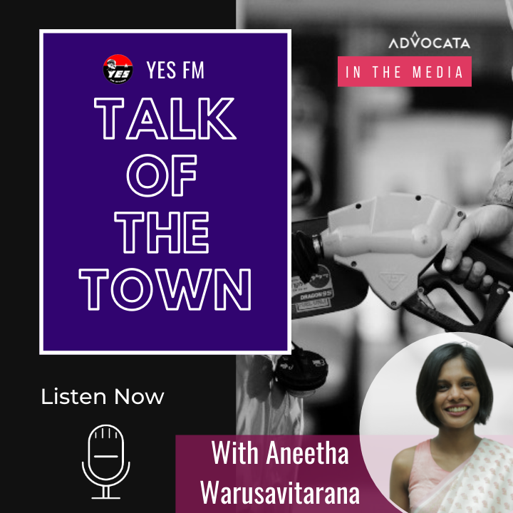 Aneetha Warusavitarana on the much debated fuel price hike ‘Talk of the Town’