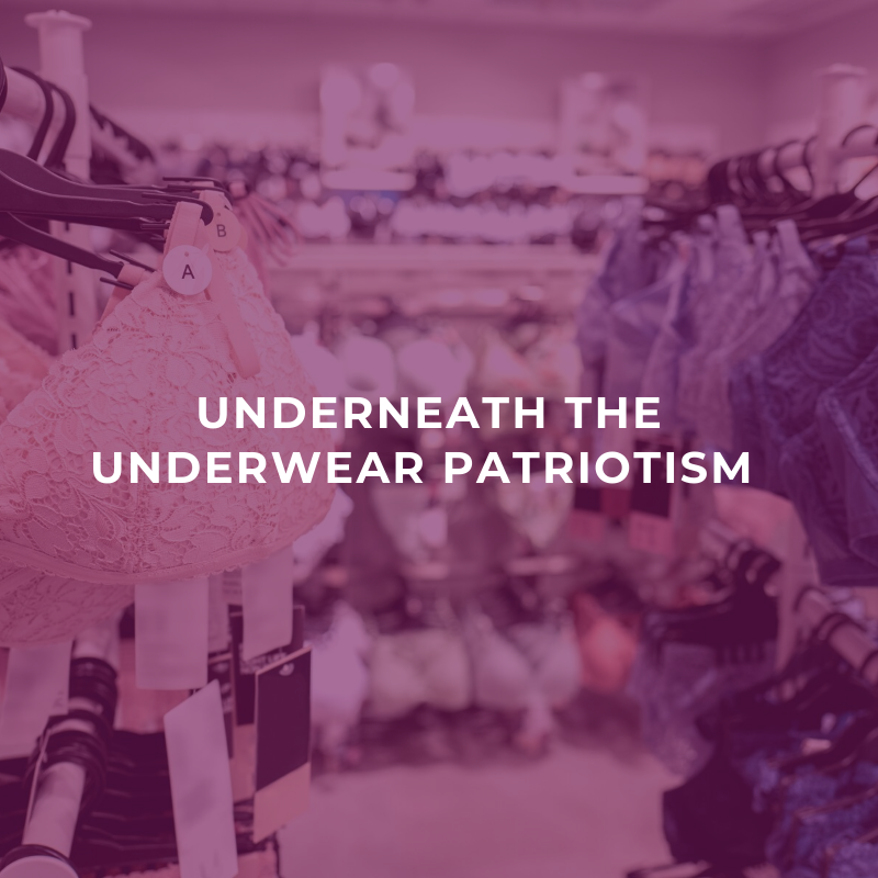 Underneath the underwear patriotism