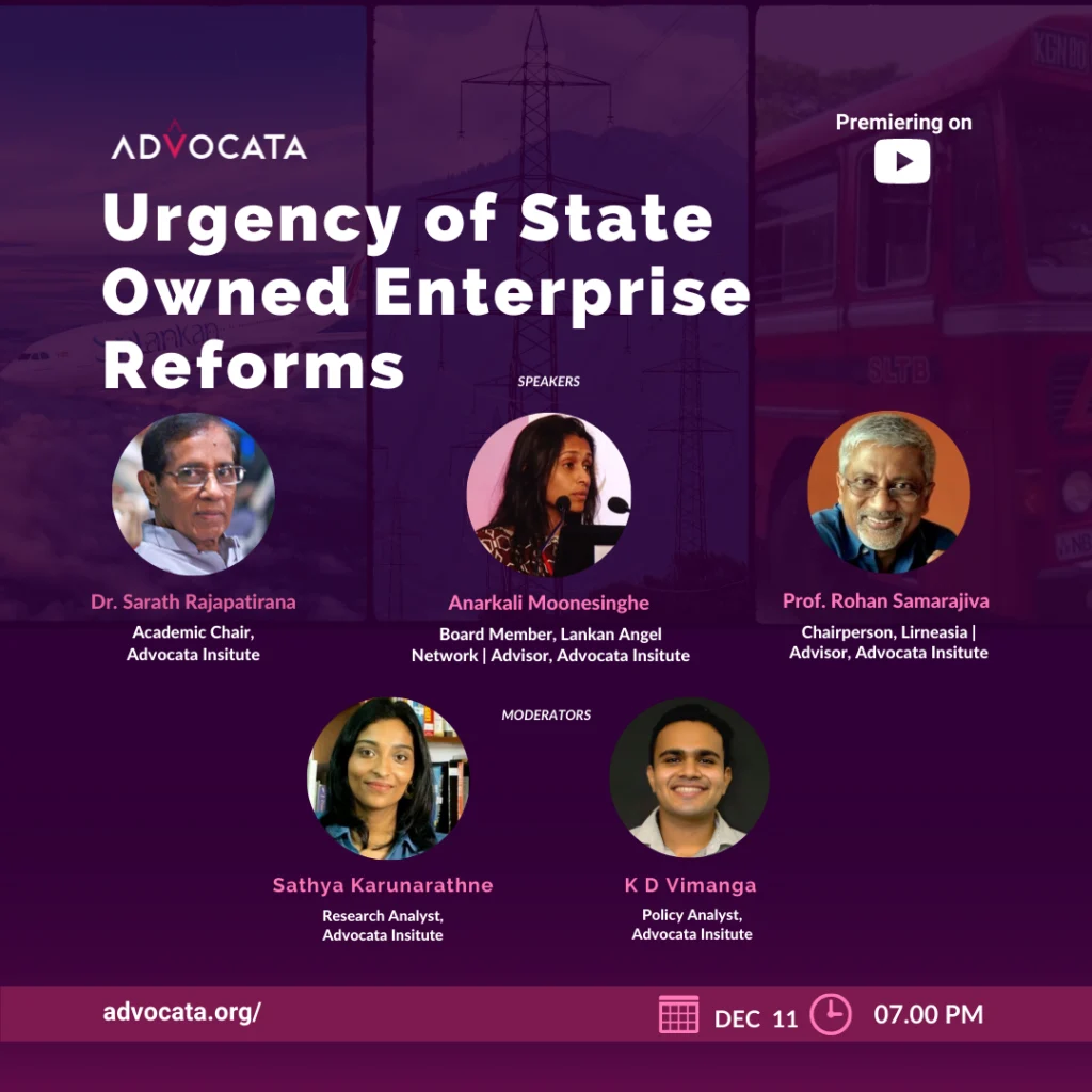 “Urgency of State Owned Enterprise Reforms”