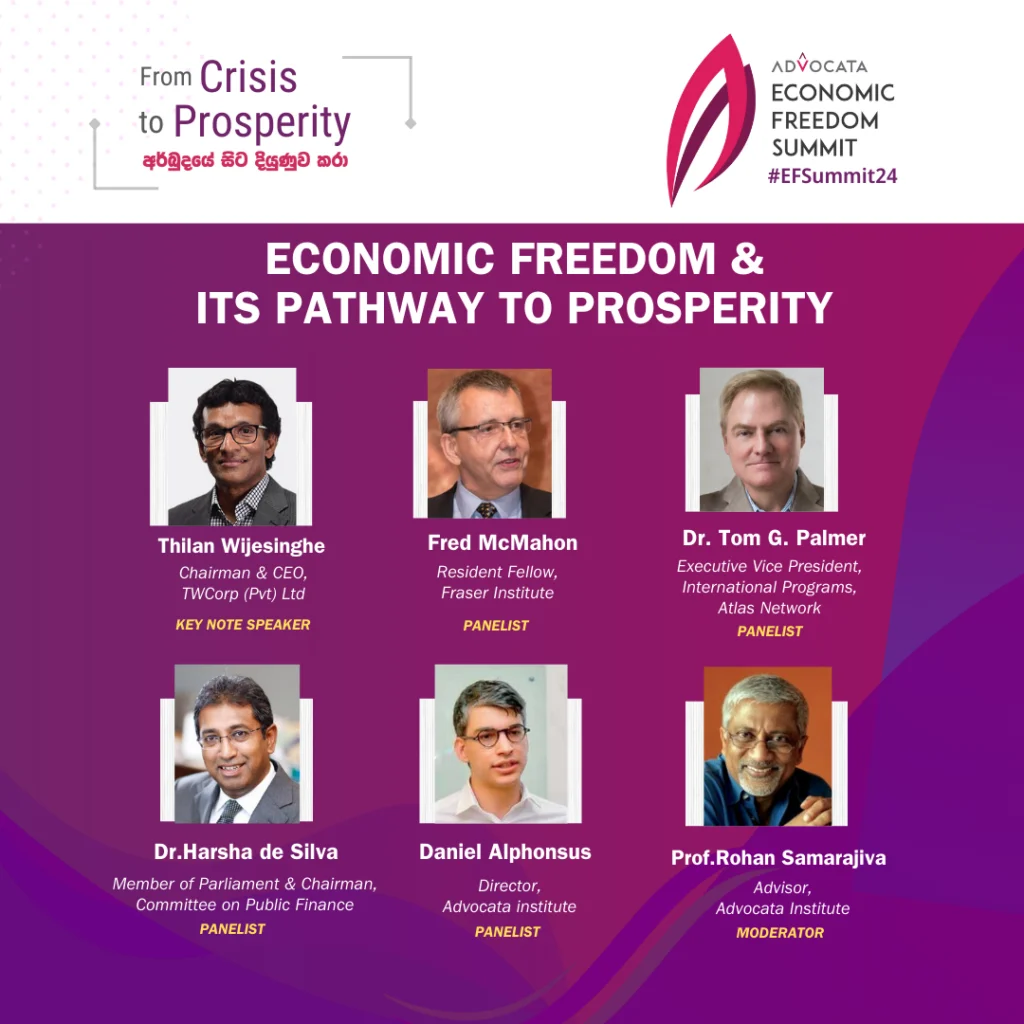 Advocata Economic Freedom Summit 24: Economic freedom & its pathway to prosperity