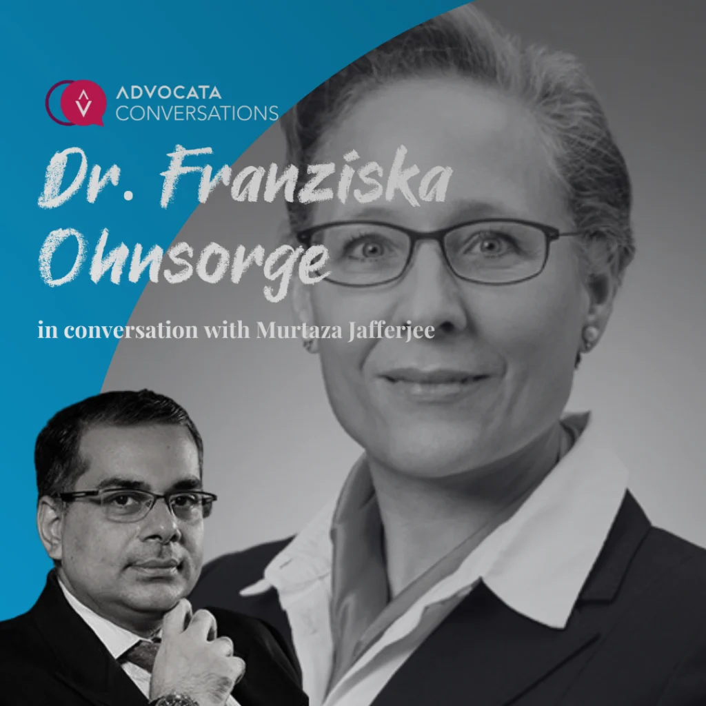 Dr Franziska Ohnsorge on Advocata Conversations | Ep.11| Murtaza Jafferjee | Dr Franziska Ohnsorge