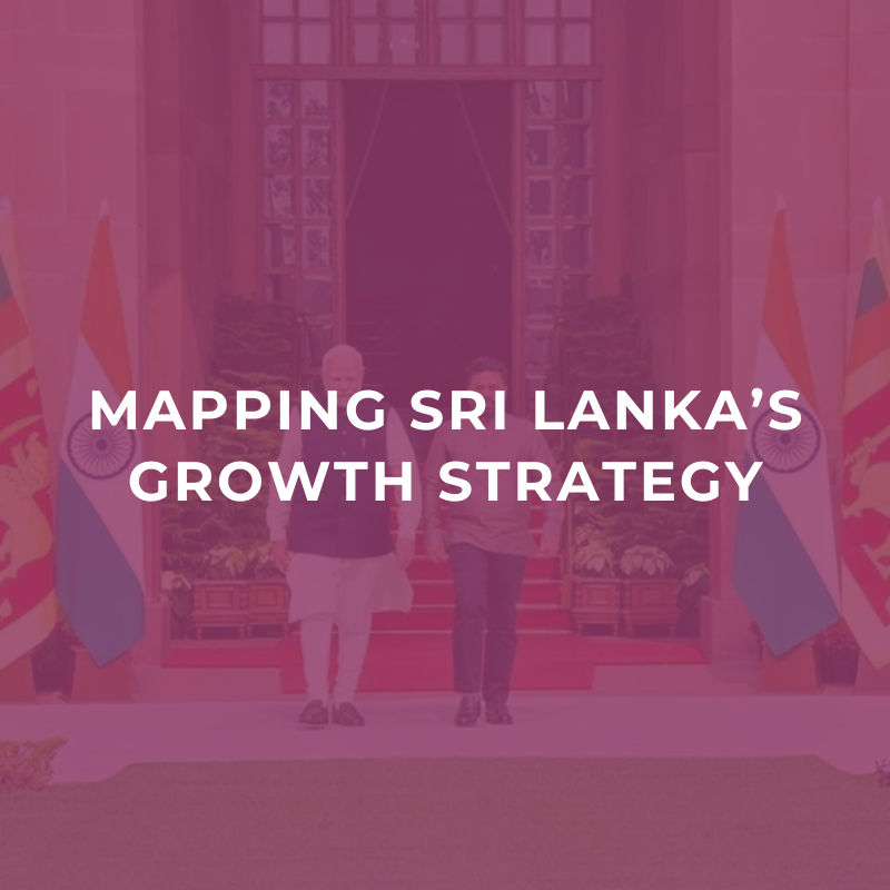 Mapping Sri Lanka’s growth strategy
