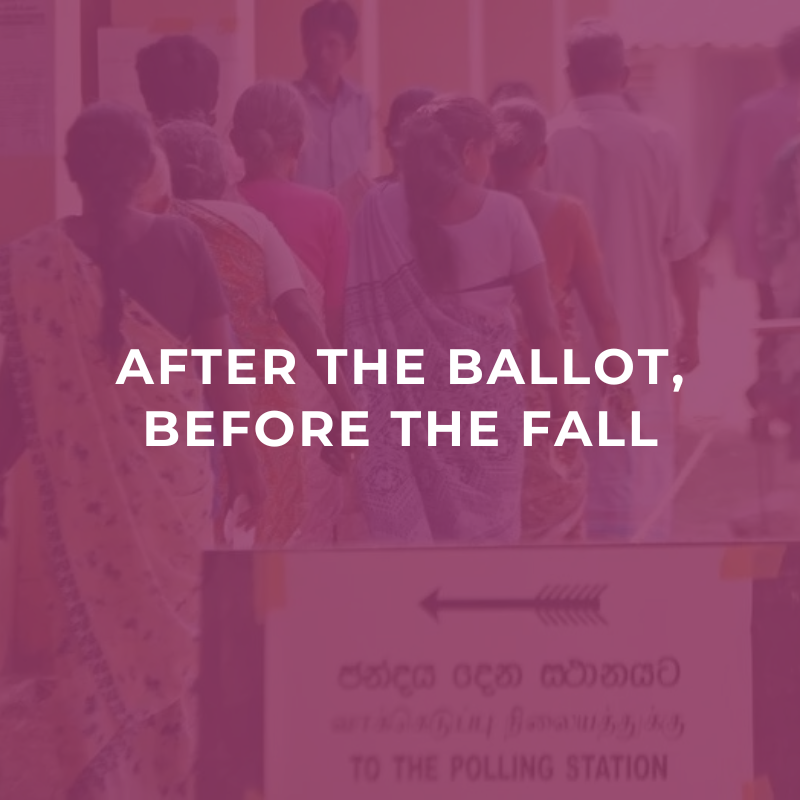After the ballot, before the fall