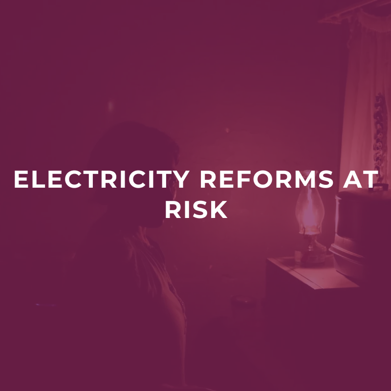 Electricity reforms at risk
