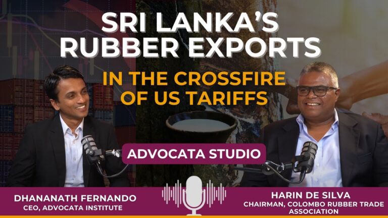 Sri Lanka’s Rubber Exports in the Crossfire of US Tariffs