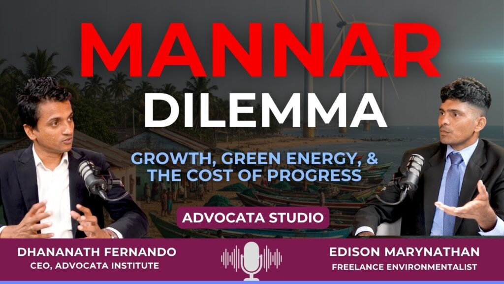 The Mannar Dilemma: Growth, Green Energy, and the Cost of Progress
