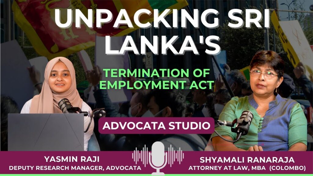 Unpacking Sri Lanka’s Termination of Employment Act